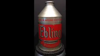 Ebling Premium Beer Vintage Crowntainer Cone Top Beer Can - 193-15