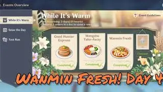 Wanmin Fresh day 4. Genshin Impact Event