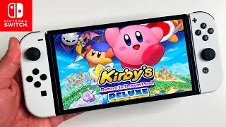 Kirby's Return to Dream Land OLED Nintendo Switch Gameplay