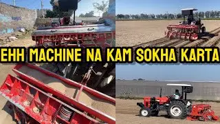 MAKKI DI KHETI NEW MACHINE NAL ⚙️ || Multi crop bed planter machine || Pawanpreetvlogs
