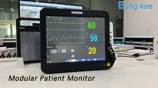 ICU Modular Patient Monitor 15 Inch Screen Multilingual Portable