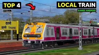Top 4 Indian Local Train Simulator Games 2024 | High Graphics | Low Size | RGI |