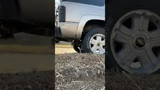 2003 Tahoe 5.3 long tube headers into factory muffler cold start