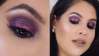 Sleek Purple Smokey Eye Makeup Tutorial | Nelly Toledo