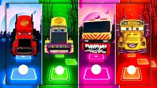 Choo Choo Charles Vs Bus Eater vs TruckEater vs Mack Eater | Tiles Hop Edm Rush