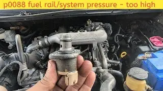 P0088 fuel rail/system pressure - too high