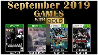 Xbox Live Games With Gold September 2019