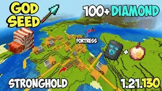 Unlimited🔥[God Seed] For Minecraft Bedrock And PE/Minecraft Fastest Speedrun Seed For Minecraft 1.21