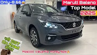 Maruti Suzuki Baleno Alpha 2025 Top Model | Maruti Baleno 2025 With New GST On Road Price, & Review