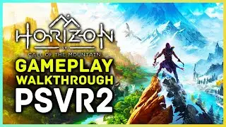 Horizon Call of the Mountain Gameplay - First 20 Minutes Reaction | PSVR 2 4K Gameplay