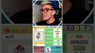 LIVE | Shiny Cranidos after 8,940 REs in Pok&eacute;mon Platinum! #pokemon #shorts #shinypokemon