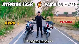 Xtreme 125r vs Yamaha Szr 151 || Drag Race 🏁 || Pikachu Rider Yuvi ||