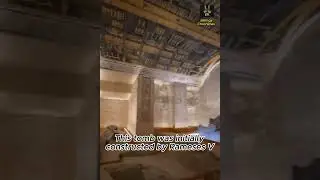 Tomb of Ramesses V and Ramesses VI at #valleyofthekings #pharaoh #egyptianhistory #pyramid #ancient