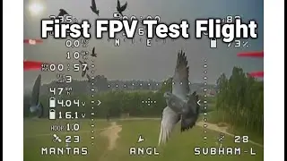 First FPV Test Flight: Airworthiness Check & Close Encounter with Birds