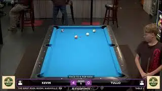 KEVIN vs TULLO - THE SPOT POOL ROOM - TABLE 1 | EvoSports