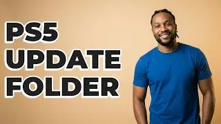 What is the correct USB folder for PS5 update?