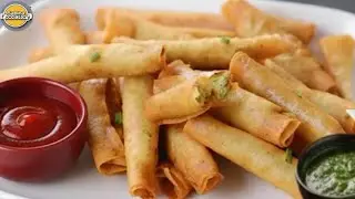 Aisa rolls Kaisa banta Rey maloom karich | veg Egg Minni spring roll recipe | New crispy roll Recipe