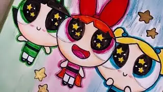 The Powerpuff Girls Drawing and Coloring