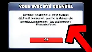 Pourquoi je suis BANNI de Clash Royale?