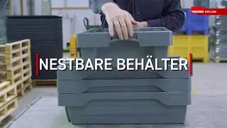 Nestbare Beh&auml;lter & Drehstapelbeh&auml;lter von WALTHER Faltsysteme