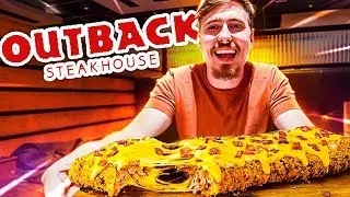 Provei a nova costela empanada e recheada do OUTBACK - Experimentando comidas do Brasil #1 /Gaba\