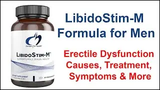Designs for Health LibidoStim M   Formula for Men with Tribulus, DIM  Horny Goat Weed   Non GMO  Glu