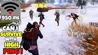 HOW TO WIN THE GAMEPLAY WITH HIGH PING !!!! | PUBG MOBILE