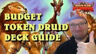 Budget Gibberling Token Druid deck guide and gameplay (Hearthstone Forged in the Barrens)