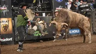WRECK! Callum Miller takes not TWO hits from Mighty Mike