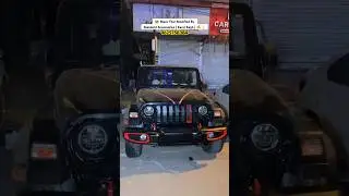😍 Black Thar Modified By Standard Accessories  🔥👌🏻 #shorts #viral #thar #mahindra #karolbagh