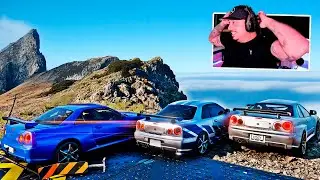 LADEIRA COM TODOS GT-R DO RENATO GARCIA NO FORZA HORIZON 5