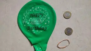 dancing balloon doll toy how to make easy coin rubber 🎈balloon decoration new idea