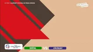 #Copaamerica2024: En direct de Las Vegas BREZIL Vs Uruguay