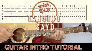 Tanging Sayo - Jerome Abalos | Guitar INTRO Tutorial with TAB | Acoustic