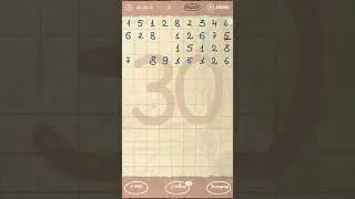 Циферки Doodle Numbers на Android. Как пройти ? Уровень (Level) 30