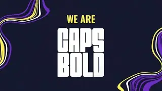 CAPSBOLD Creative Showreel 2025 &ndash; Big Dreams, Bold Execution