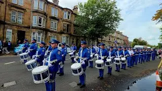 Armagh True Blues Flute Band @Pride of Govan FB annual band parade 2025