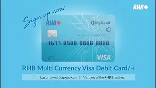 RHB Multi Currency Visa Debit Card - Education