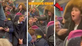 UK Train Rage : Angry CHAV Argues With Passenger&rsquo;s { Part 2 } Essex ~ LONDON 🇬🇧