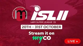 Indus vs KSBL | IoBM Super League 2025 | Live Cricket Match | Match 11 | Watch Now on myco
