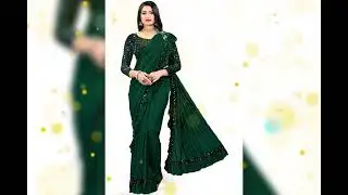 Lycra Sarees||Kashvi Petite Sarees||Frill Model Saree||Cash On Delivery||Trending Sarees