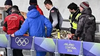 Watch 💔 Jakob Mandlbauer Bobsleigh Crash at Winter Olympics 2026