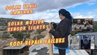 Security Cameras & Solar Motion Sensor Lights / Roof Repair Failure Projects / I Love Off Grid Life