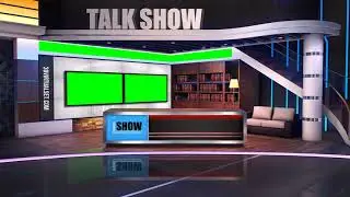Virtual Studio 117A For Photoshop | Green Screen