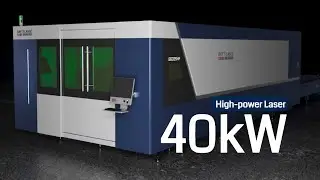 40kW HF series High-power Laser Cutting Machine | Han's Laser Smart Equipment Group presents