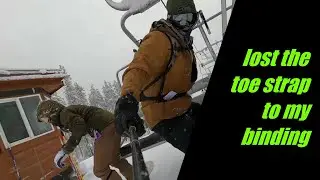 vlog: learning to snowboard the powder at lookout pass