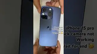 iPhone 15pro camera not working 🥲. #like #technology #viral #iphone15pro #iphone15 #iphone15promax