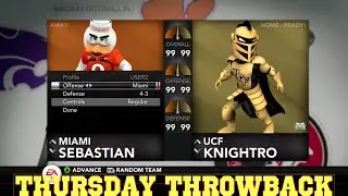 Thursday Throwback NCAA Football 14 (Mascot Game)