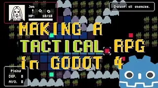 Making a Turn-Based, Tactical RPG in Godot 4 - Part 1: Movement, TileMap, Path, Project Setup