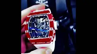 Showreel Richard Mille RM 52-06 Mask Red Carbon Tourbillon 🔥 #richardmille #shorts
